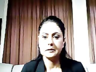 Chick in blue lingerie used a member of the neighbor in private chat