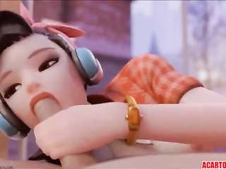 Overwatch sex compilation with Dva and Widowmaker