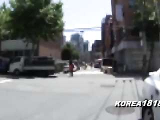 Amateur Korean babe off the street fucks japan guy