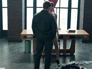 Jennifer Lawrence Naked and flirty in Red Sparrow (2018) korean subtitles