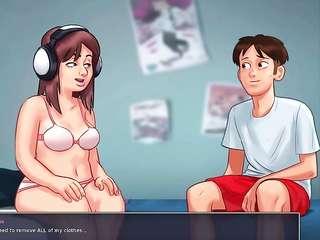 Summertime Saga - Cosplay girl fucks in costume