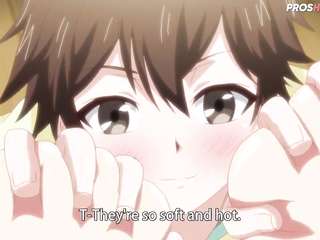 Uncensored hentai, where a guy lost his virginity with an experienced milf - watch for free