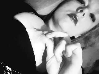 Little Goth AT AGE with Huge Tits Cums for the Camera - lonna wells porn