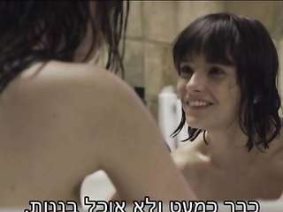 Ayelet Zurer and Lihi Kornowski wash naked in the bathroom