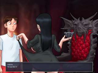 Summertime Saga - Vampire gets Fucked by a Fat Cock...