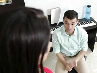 Miss Raquel - An Inspiring Teacher - Big Ass, Big Tits Latina At Age Stockings