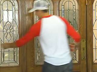 Pizza Boy Fucked By Big tit Blonde Nicole Sheridan