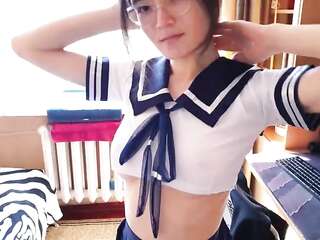 Early clear morning is a great time for sex with my favorite little beauty with her tender pussy