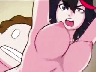 Ryuko Matoi fucks with dad Mako Kill La Kill