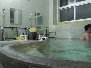 Hot Spring Hotel Deep in the Mountains in the Middle of Nowhere: A Number of Dirty Videos Captured by a Camera in a Mixed Bath Part 2