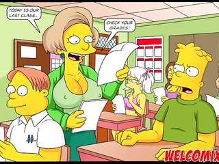 Krustie's Vacation Camp with hot chicks! - The Simptoons