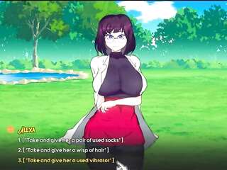 Oppaimon [セックスポルノゲーム] Ep.2ドクターアレクサはあなたがこの面白いポケモンパロディーであなたが夢見ていた最高のtitfuckをあなたに与えます