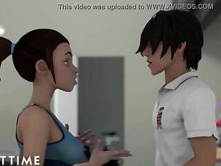 ADULT TIME - Hentai Sex University Prodigy Wants To Show His Stepsis Everything He's Learned