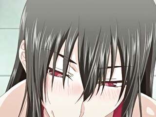 Sex application on the phone helped the student to fuck hentai bitches