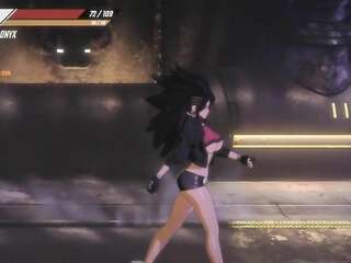 Pure Onyx [rough sex game] Ep.4 cutie girl roughly fucked by a giant cock in the street