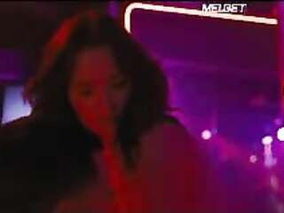 striptease of a slender chick from the series Mayor of Kingstown