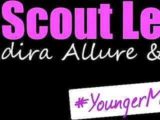 Mom and daughter rock out in a threesome