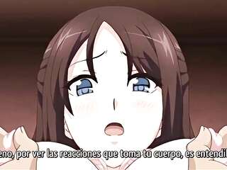 Hentai at work, in the subway and in a love hotel with a woman