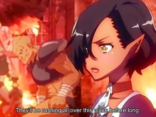 Elfs and other hentai bitches moan from rough fucking