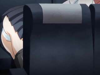 Hentai censorship in an animated cartoon about fucking in the city