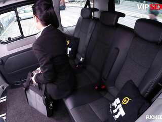 European Businesswoman Jocelyne Fucks in the Car to Pass the Time