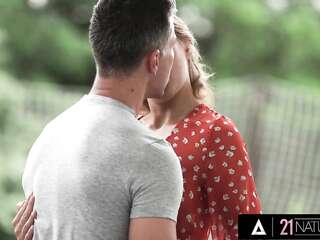 Foxy Ukrainian Oxana Chic Straddles Cock on the Dock