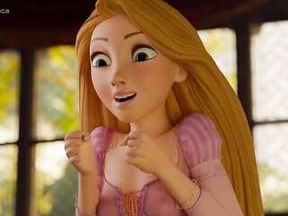 Rapunzel Blowjob and Fuck! (extended 3D version)
