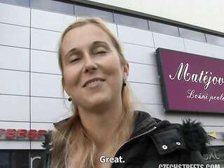 The guy picked up a test cool in the European Republic and offered a couple of euros for a blowjob