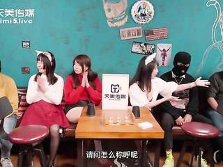 TMW024 3P淫乱国王游戏 三名女优共演回馈粉丝大作战 【国产】天美传媒 国产原创AV 中文字幕