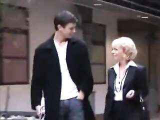 Mature loves young boy and sex with him