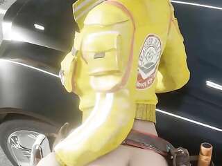 Cindy - Doggystyle on the road  [Final Fantasy]