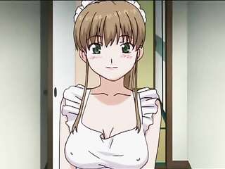 Nice maid in stockings enjoys sex