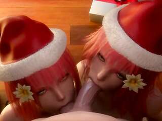 Christmas with Devola and Popola (Exga) [Nier: Automata]
