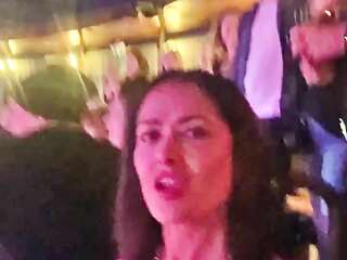 Salman Hayek shaking boobs at parties