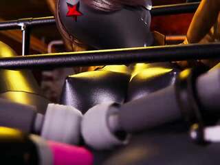 Tentacles Twins Sex scene in Atomic Heart - 3d