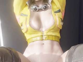 Cindy Missionary Car Fuck (Hands behind the head and enjoys the dick in the pussy) [Final Fantasy]