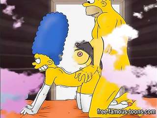 Marge Simpsons hidden orgies - cartoon Xvideo