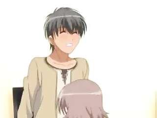 Hentai teacher with big boobs blowjob to student (eng sub)