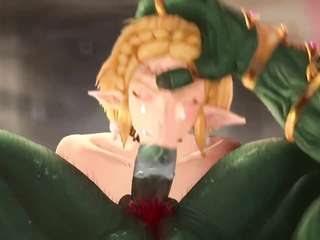 Princess Zelda - deepthroats King Ganondorf's dick and swallows  [The Legend of Zelda Tears of the Kingdom]