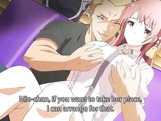 ผู้หญิงที่ถูกมัดจะได้รับไก่ animation git (eng sub)