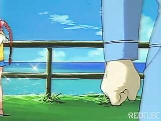 Hentai beauty ended up on a dangerous island without clothes