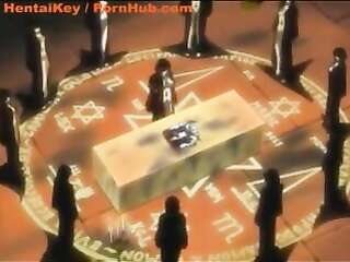 Graceful hentai slut jumps on buddy's penis