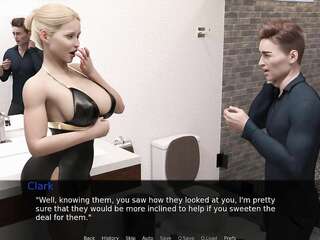 Housewife Sucks 4 cocks in toilet [Project Myriam]