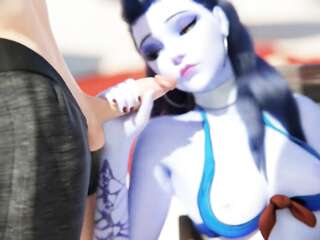 Two chicks kiss and caress pussy