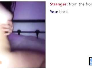Young flirty Latina teen Bends Over on Omegle