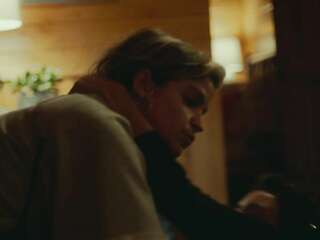 Aubrey Plaza drunk without panties and a scene where she wants to suck a black guy's dick