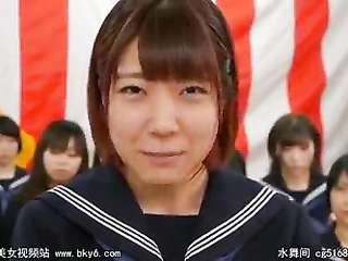 JAV gloryhole public sex teen