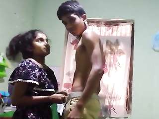 Sri lankan young girl and boy fucking at home 1