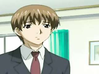 Sexed up hentai mom uses toys on herself and then fucks