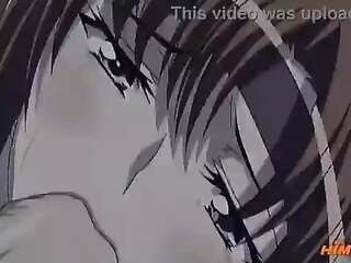 Uncensored hentai - his huge cock can't fit in his mouth